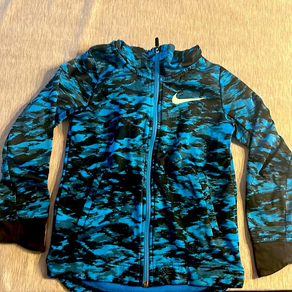Blue Nike hoodie
